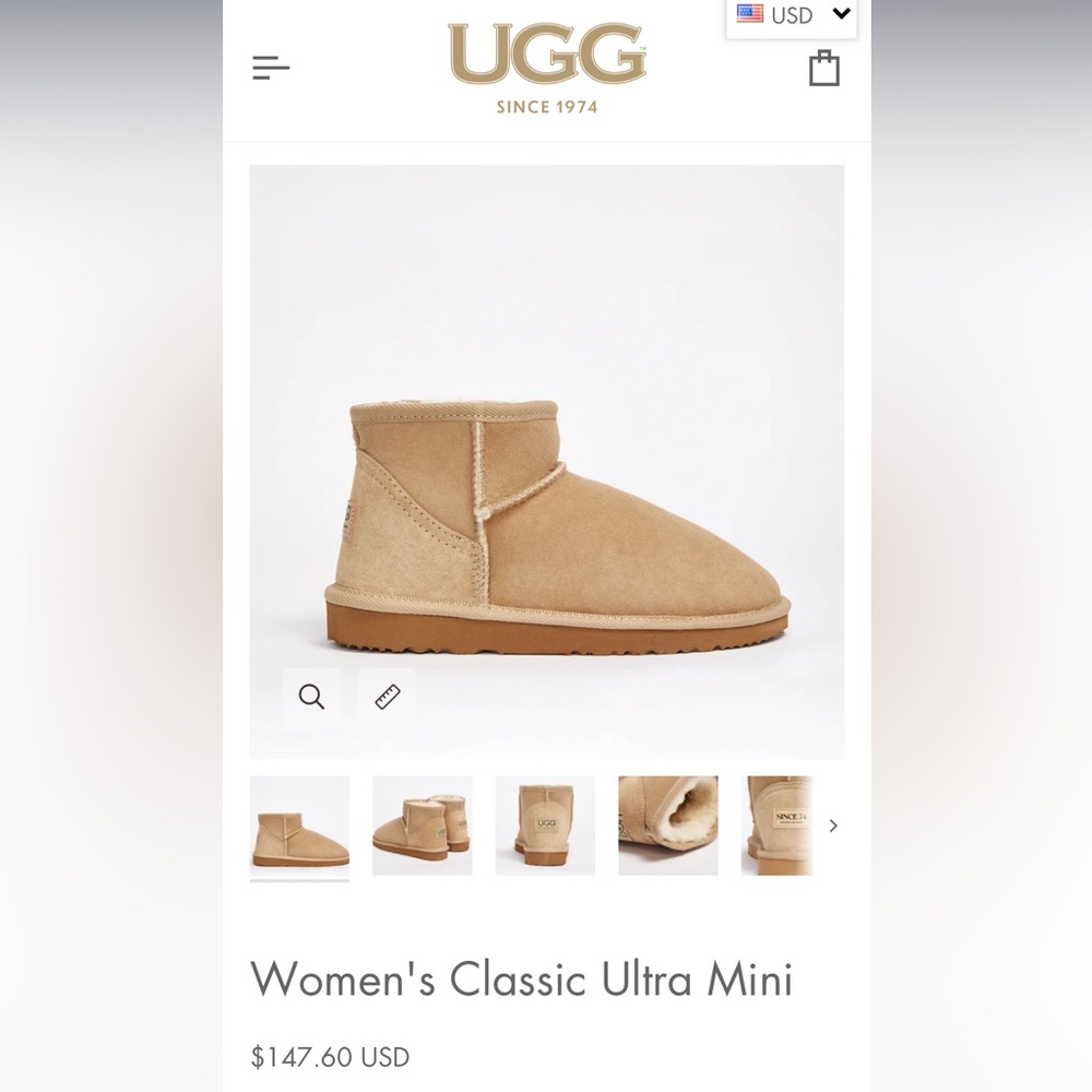 UGG Since 1974 Ultra Mini Uggs
